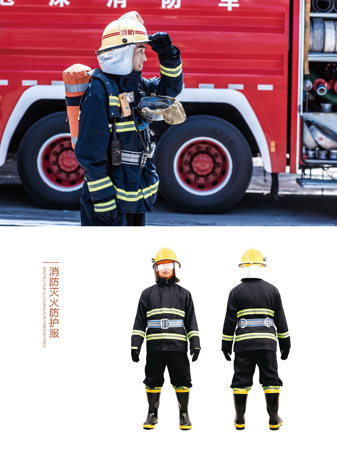 消防滅火防護服